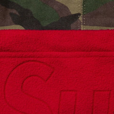 Supreme Double Hood Facemask Zip Up Hooded Sweatshirt - Woodland Camo