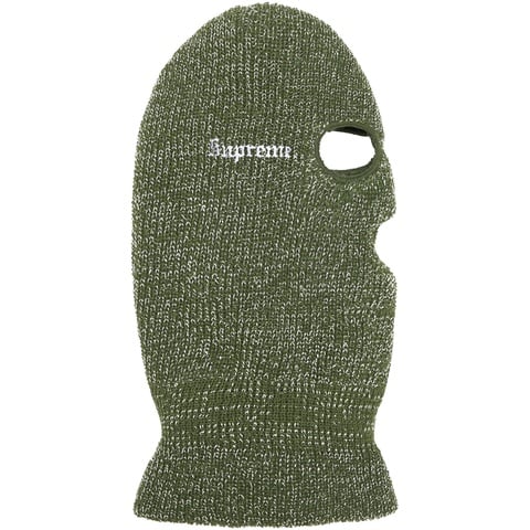 Supreme Lurex Balaclava - Green