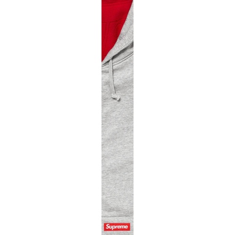 Supreme Double Hood Facemask Zip Up Hooded Sweatshirt - Heather Grey