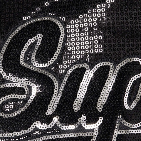 Supreme Supreme®/Mitchell & Ness® Sequin Varsity Jacket - Black