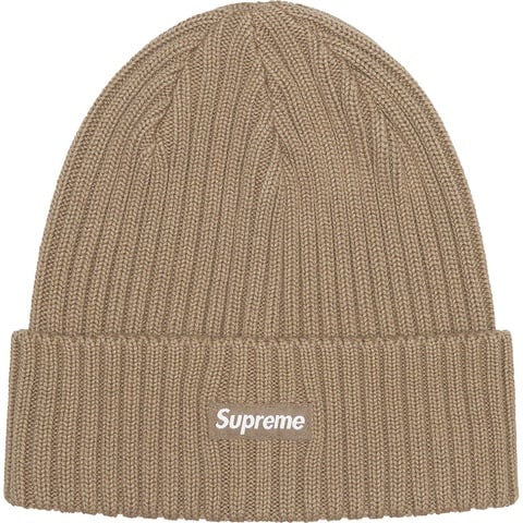 Supreme Overded Beanie Taupe ほぼ未使用、全タグ付き Overdyed Beanie - spring/summer 2023 - Supreme