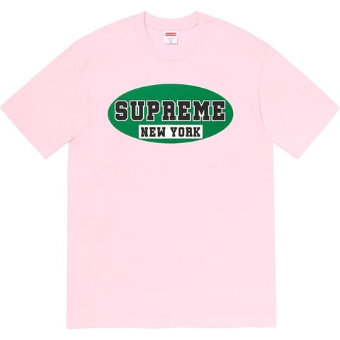Supreme New York Tee - Light Pink