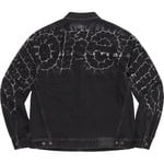 Supreme Shibori Denim Trucker Jacket (SS23) - Black