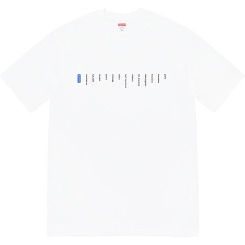 Supreme Location Tee - White