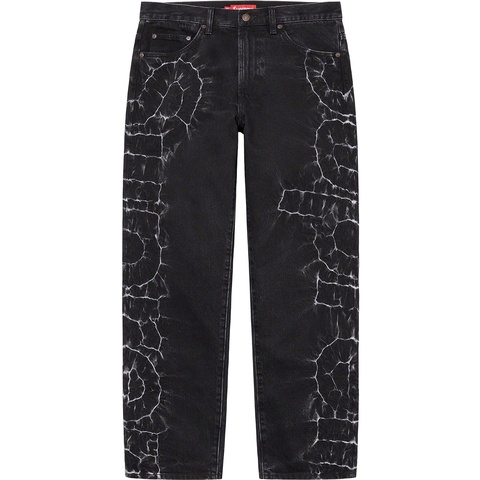 Supreme Shibori Loose Fit Jean - Black