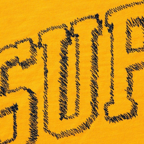 Supreme Sketch Embroidered S/S Top - Yellow