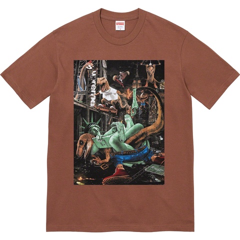 Supreme T-Rex Tee - Brown
