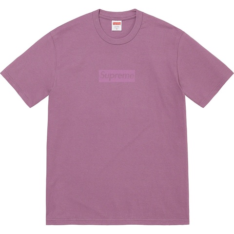 Supreme Tonal Box Logo Tee - Dusty Purple