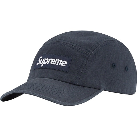Washed Chino Twill Camp Cap - spring/summer 2023 - Supreme