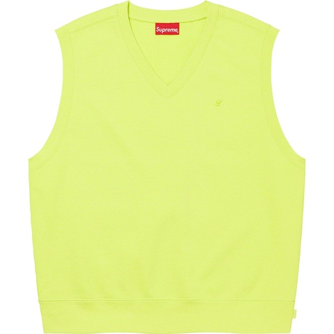 Supreme Sweatshirt Vest - Lime