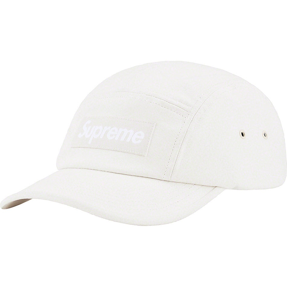 Supreme Suede Camp Cap (SS23) - White - $68