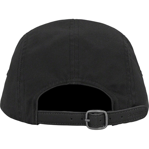 Supreme Washed Chino Twill Camp Cap - Black