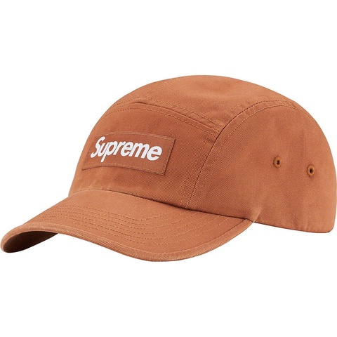 Washed Chino Twill Camp Cap - spring/summer 2023 - Supreme