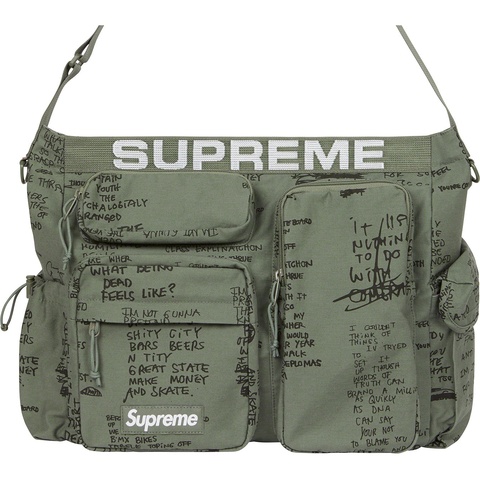 Supreme Field Messenger Bag - Olive Gonz