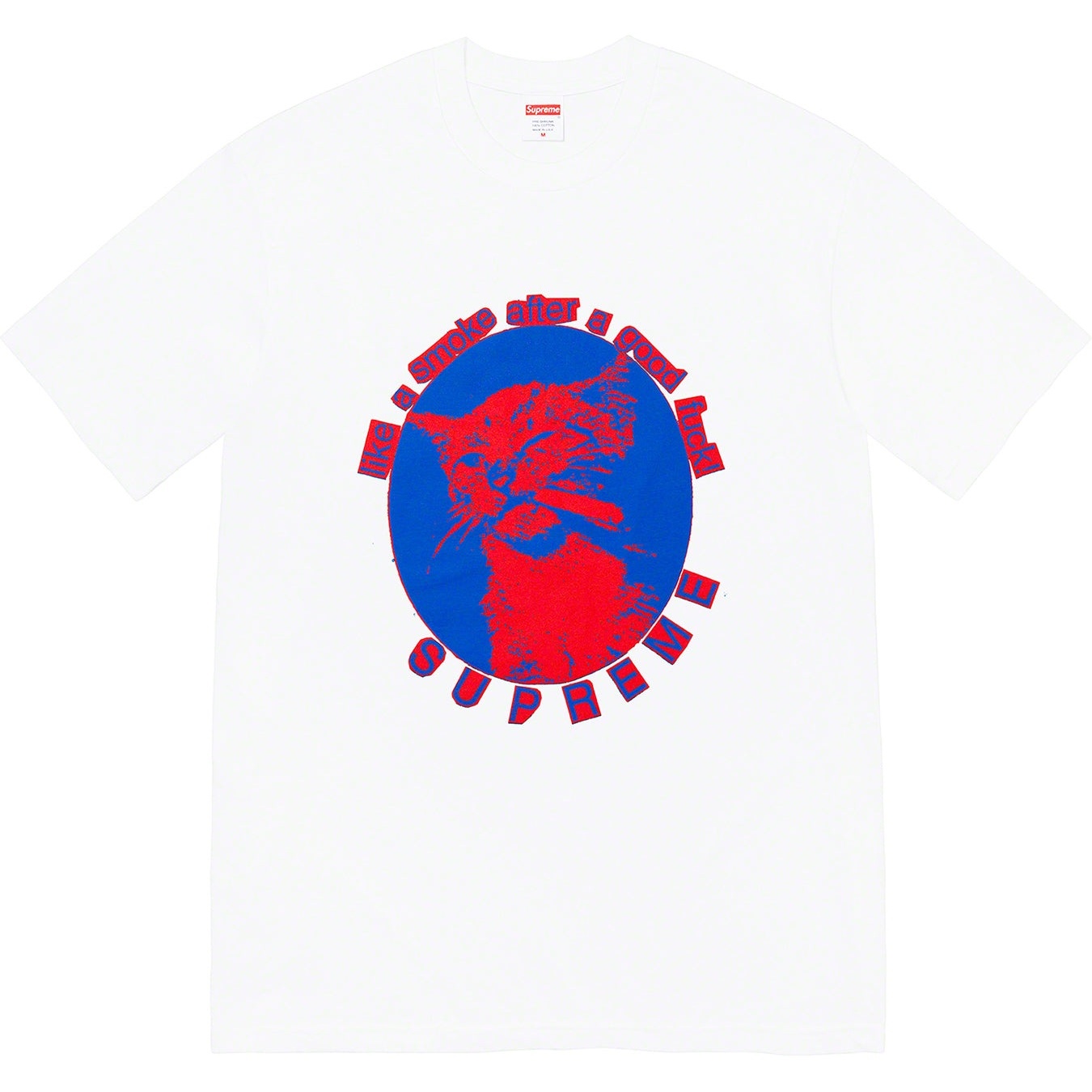Supreme Smoke Tee (SS23) - White - $40