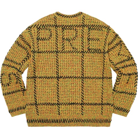 Supreme Quilt Stitch Sweater - Yellow