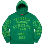 Supreme Supreme Team Flocked Hooded Sweatshirt (SS23) - Green