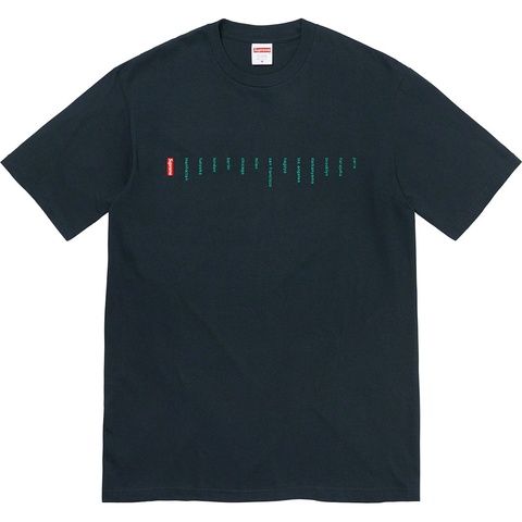 Supreme Location Tee - Navy
