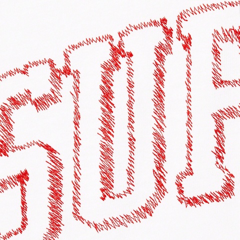 Supreme Sketch Embroidered S/S Top - White