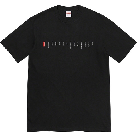 Supreme Location Tee - Black