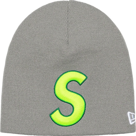 Supreme New Era® S Logo Beanie - Grey