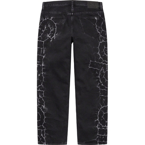 Supreme Shibori Loose Fit Jean - Black