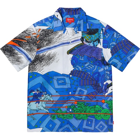 Supreme Ronin Silk S/S Shirt - Blue
