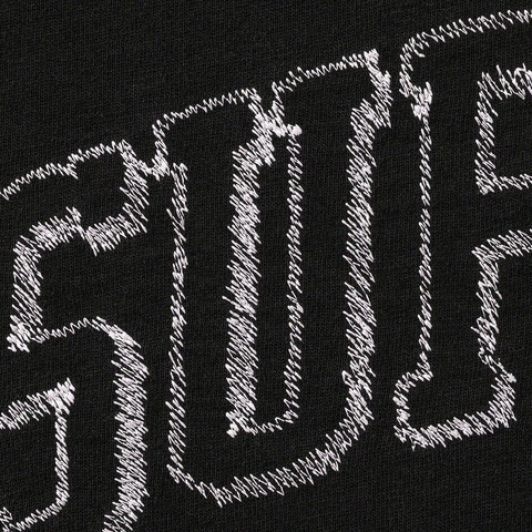 Supreme Sketch Embroidered S/S Top - Black