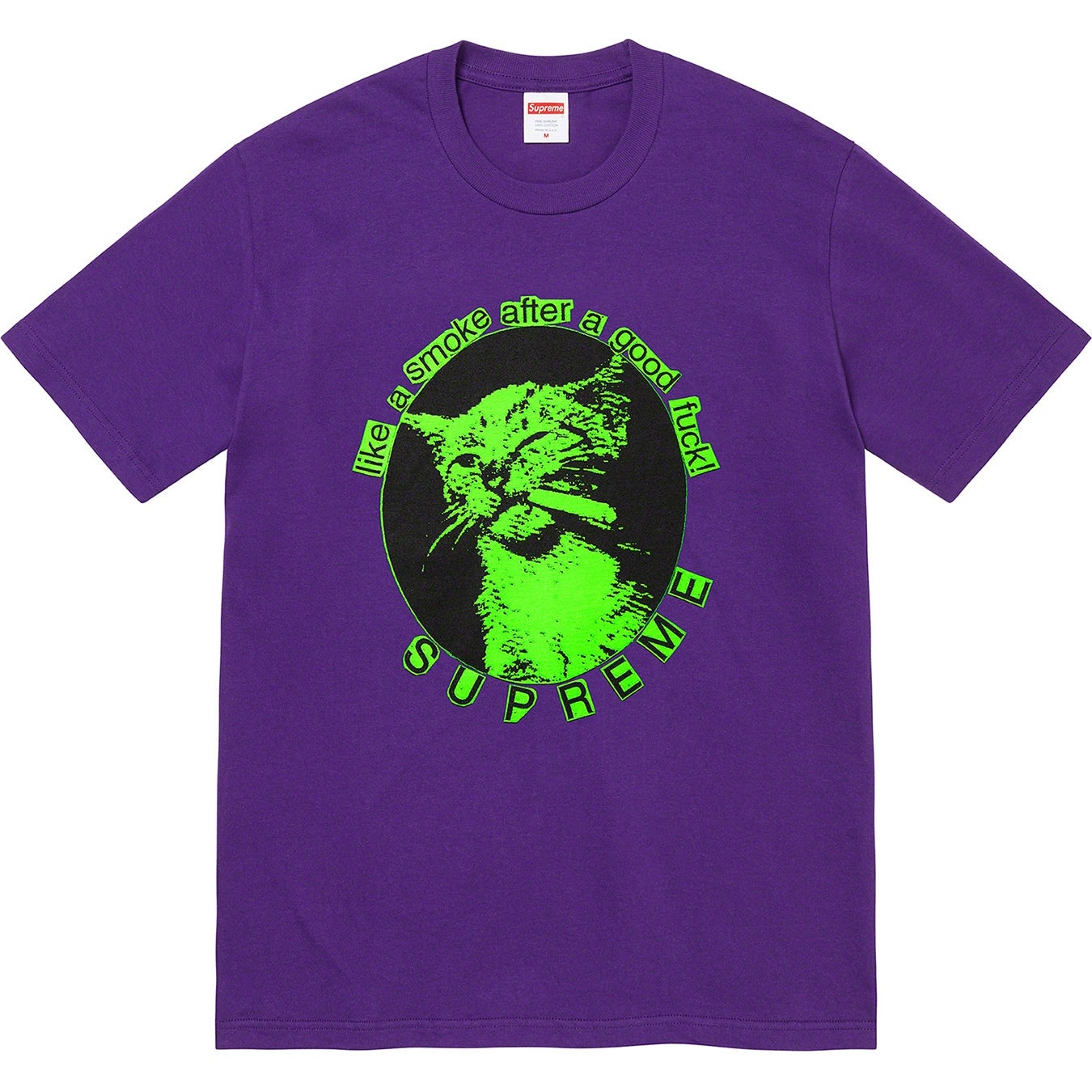 Supreme Smoke Tee (SS23) - Purple - $40