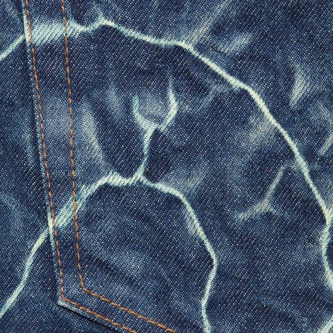 Supreme Shibori Loose Fit Jean - Rigid Indigo