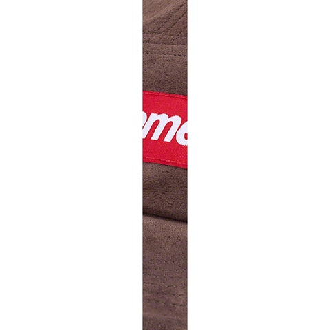 Supreme Suede Camp Cap - Brown