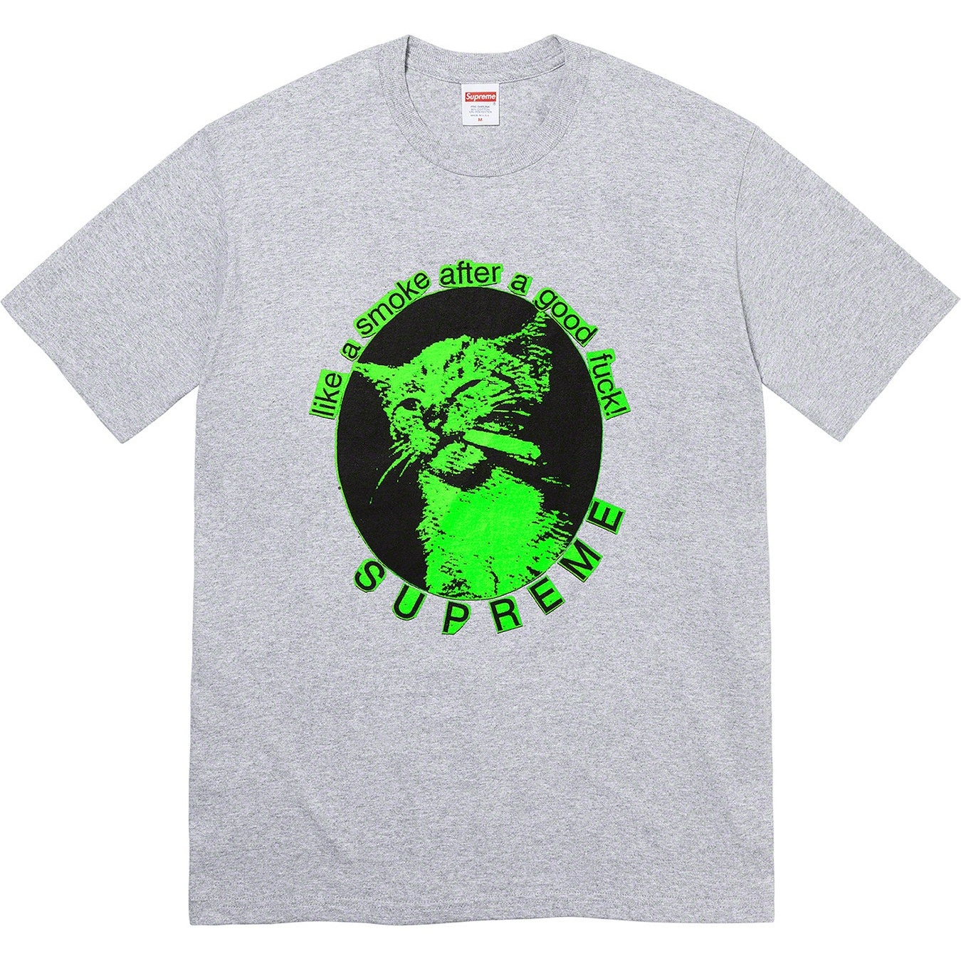 Supreme Smoke Tee (SS23) - Heather Grey - $40