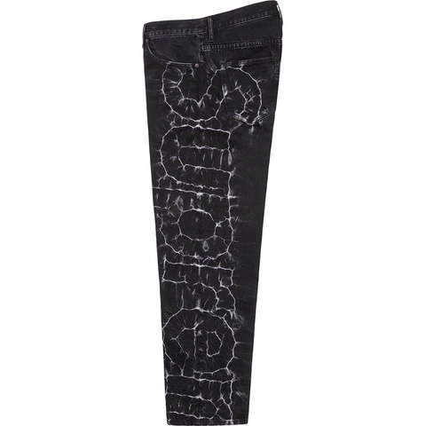 Supreme Shibori Loose Fit Jean - Black