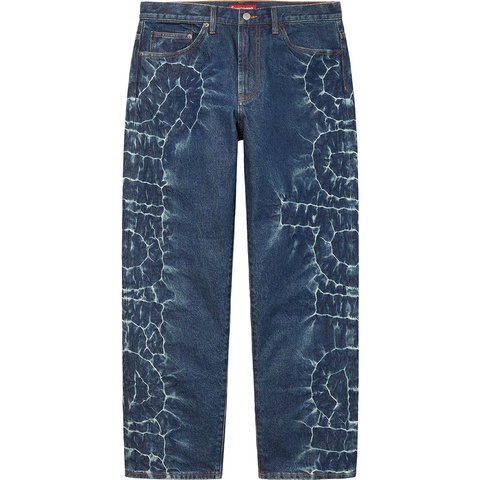Supreme Shibori Loose Fit Jean - Rigid Indigo