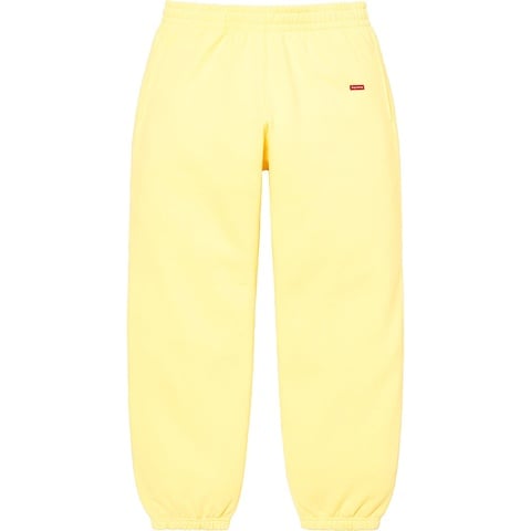 Supreme Small Box Sweatpant - Light Yellow