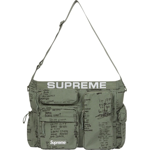 Supreme Field Messenger Bag - Olive Gonz