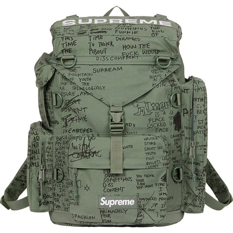 Supreme Field Backpack - Olive Gonz
