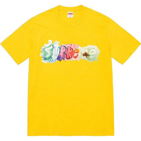 Supreme Watercolor Tee - Yellow
