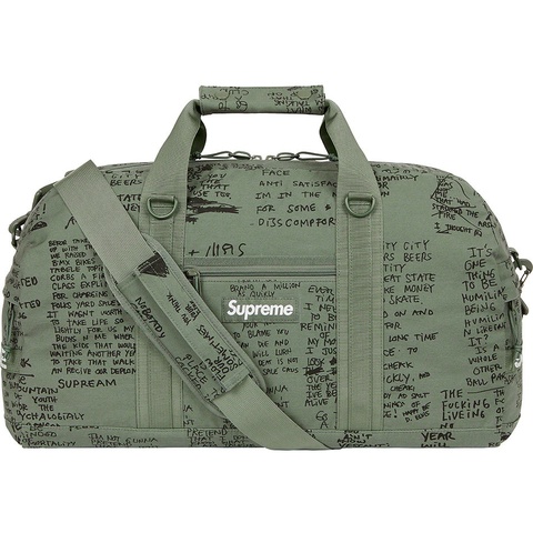 Supreme Field Duffle Bag - Olive Gonz