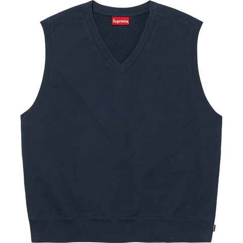 Supreme Sweatshirt Vest - Navy
