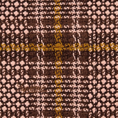 Supreme Basket Weave Plaid Shirt - Brown