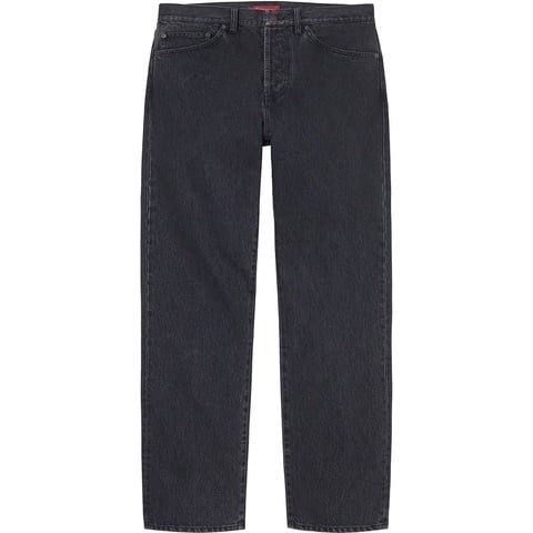 Supreme Stone Washed Black Slim Jean - Washed Black