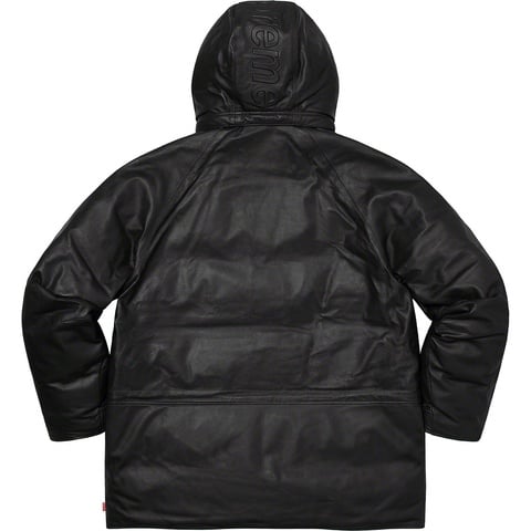 Supreme GORE-TEX Leather 700-Fill Down Parka - Black