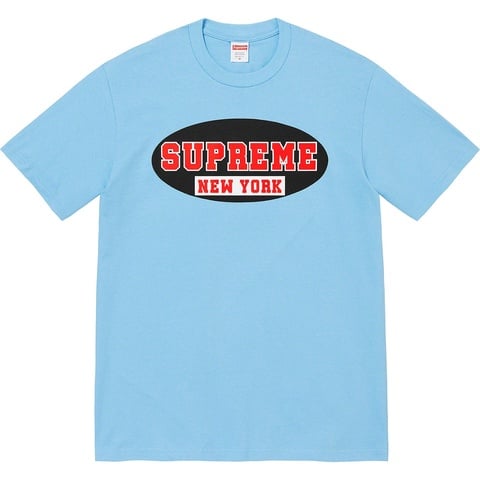 Supreme New York Tee - Bright Blue
