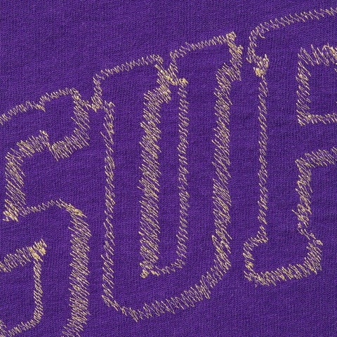 Supreme Sketch Embroidered S/S Top - Purple