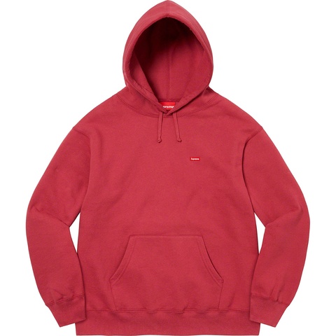 Supreme Small Box Hooded Sweatshirt - Dark Red