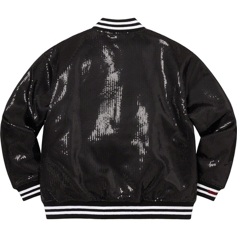 Supreme Supreme®/Mitchell & Ness® Sequin Varsity Jacket - Black