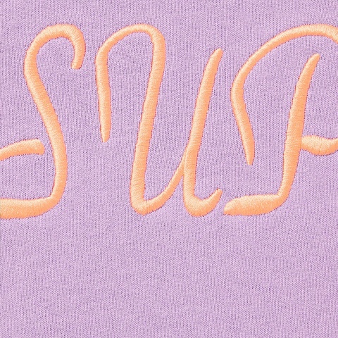 Supreme Script Hooded Sweatshirt - Violet