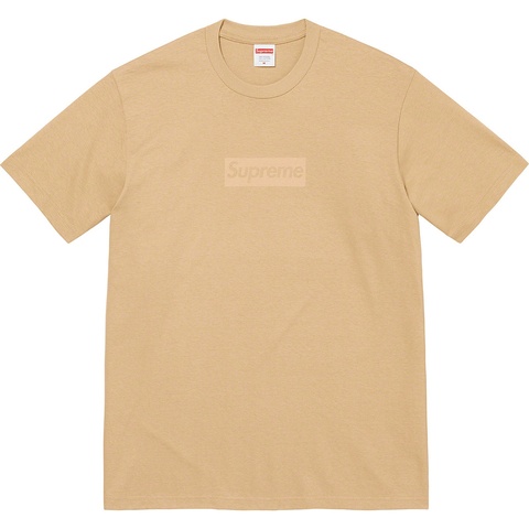 Supreme Tonal Box Logo Tee - Khaki