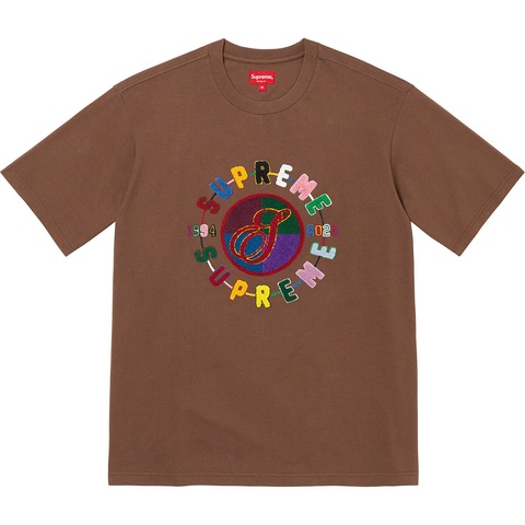 Supreme Chenille Crest S/S Top - Brown
